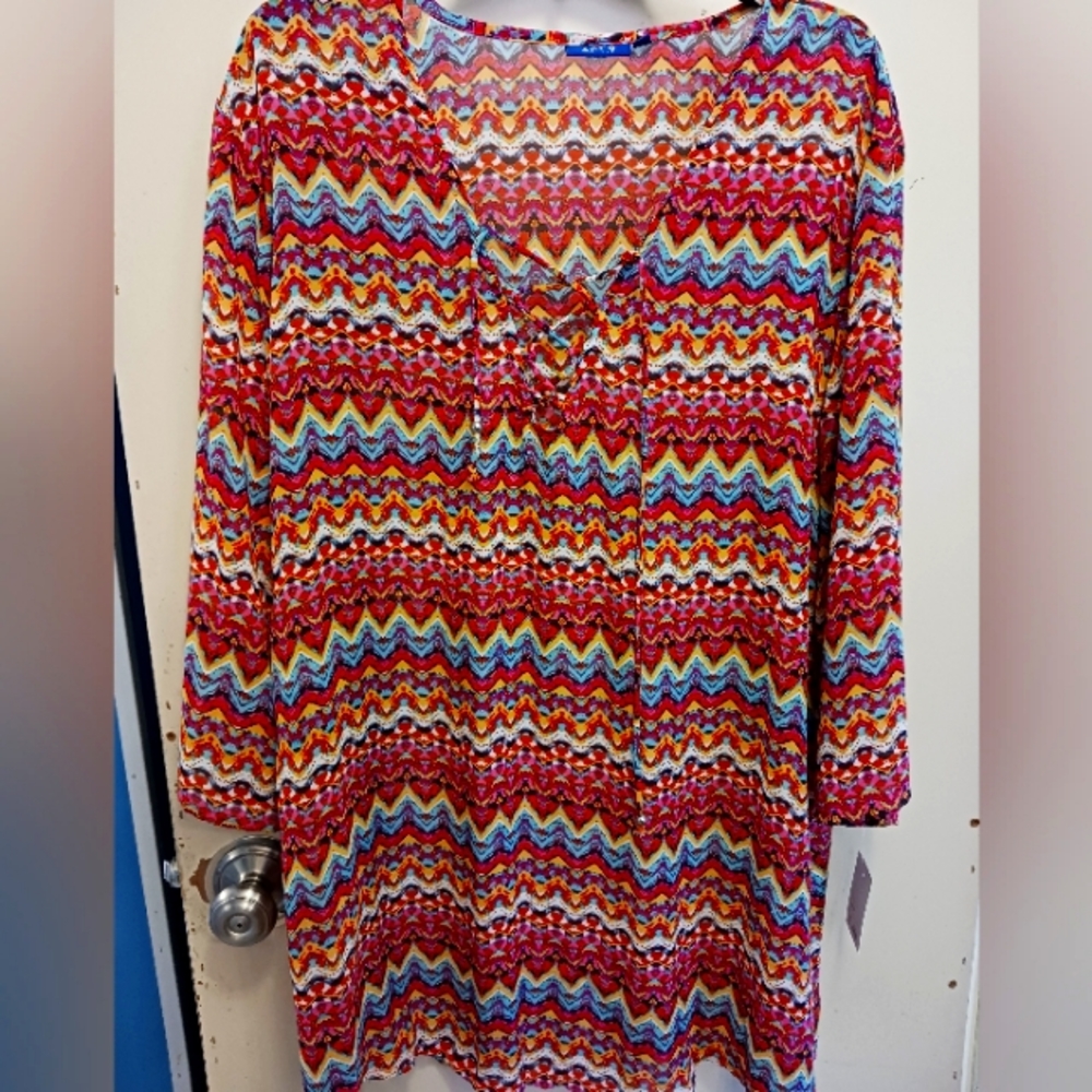 Lace up tunic